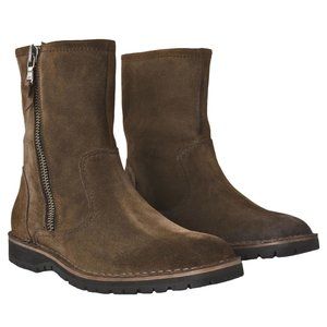 John Varvatos Hipster Zip Boots in Antique (Brown) - NEW
